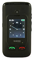 Телефон Sigma Comfort 50 Menol Shell Duo Type-С Black UA UCRF Гарантия 12 месяцев