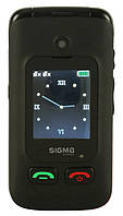 Телефон Sigma Comfort 50 Menol Shell Duo Type-С Black UA UCRF