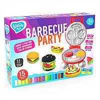 Набор для креативного творчества с тестом "Barbecue Party" TM Lovin 41194, 15 цветов от LamaToys
