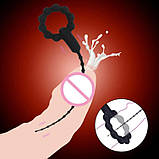 Вібратор для уретри з ерекційним кільцем, фото 2