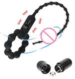 Вібратор для уретри з ерекційним кільцем, фото 3