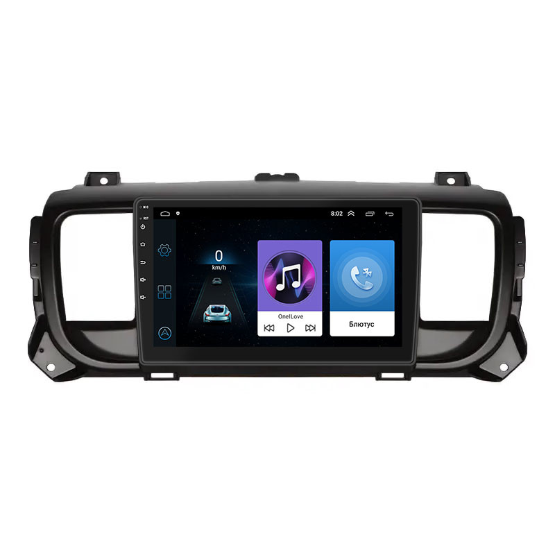 Штатна магнітола Lesko для Citroen Jumpy III 2016-н.в. екран 9" 1/16Gb Wi-Fi GPS Base 9417-61987, фото 1