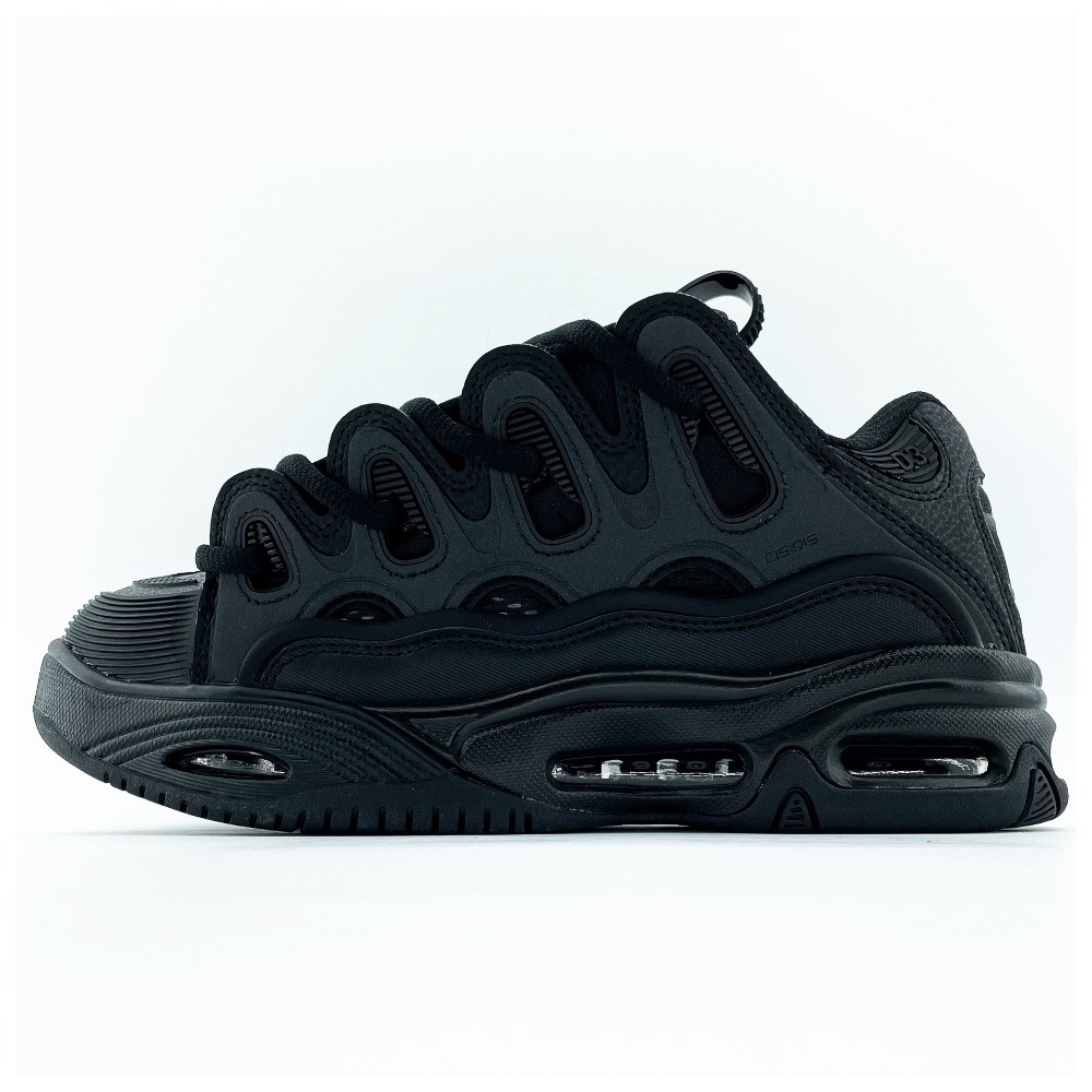 Чоловічі кросівки Osiris D3 2001 Black, чорні шкіряні кросівки осіріс д3, фото 1