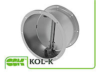 Клапан обратный круглый гравитационного действия KOL-K