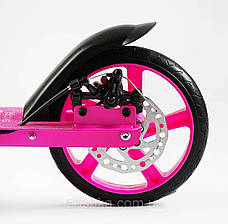 Алюмінієвий складаний самокат Best Scooter, колеса PU 20 см, фото 6
