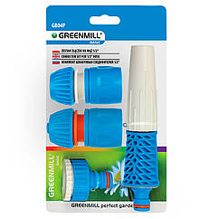 Насадка на шланг + комплект фітингів 1/2 Greenmill GB04P