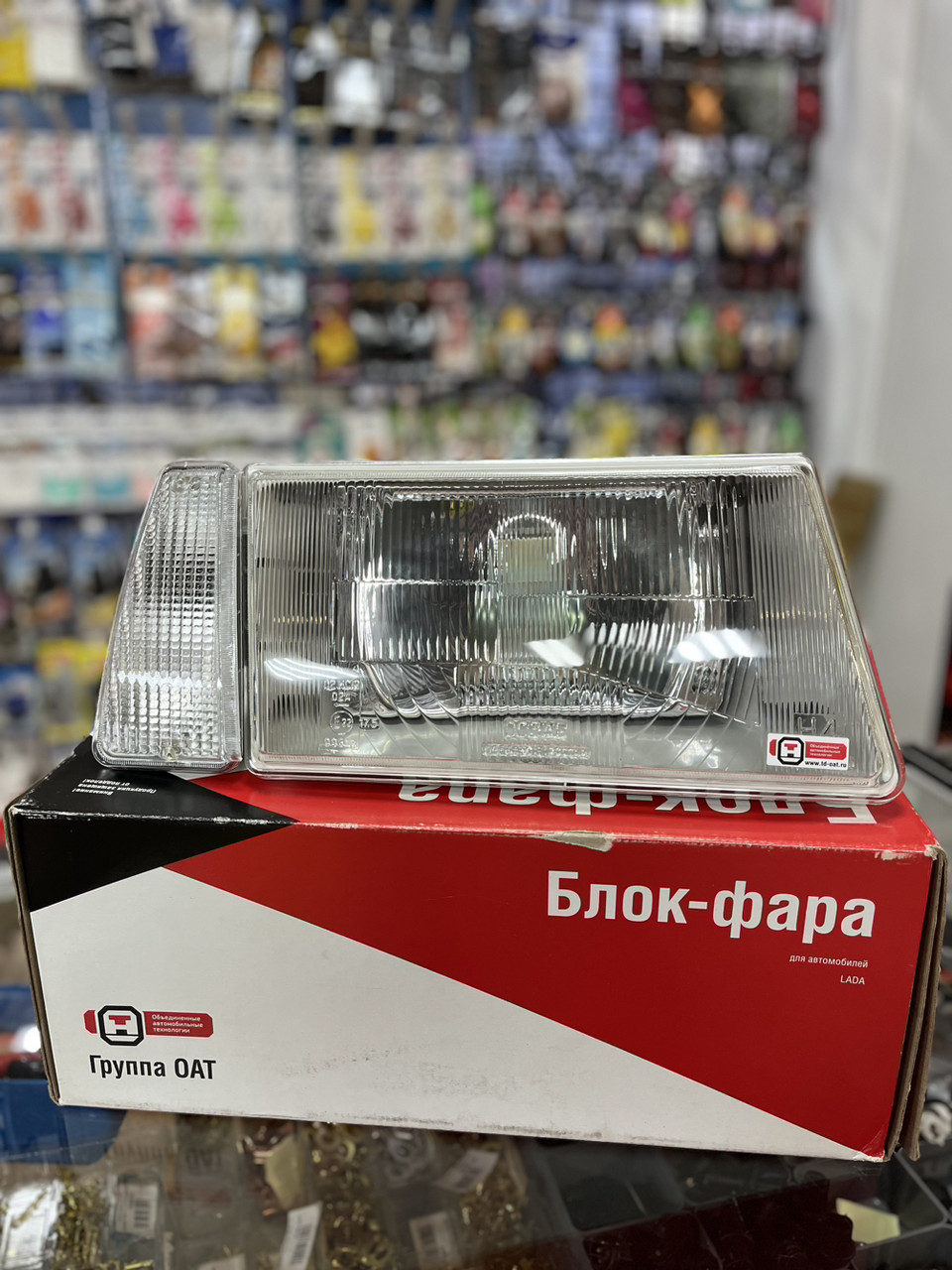 Фара 2108 права, білий поворотник (Орігінал)