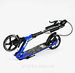 Самокат двоколісний "Skyper Unic"  ручне дискове гальмо, колеса PU 200мм, 1 амортизатор передній, фото 7