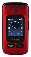 Телефон Sigma Comfort 50 Menol Shell Duo Type-C Red-Black UA UCRF Гарантия 12 месяцев