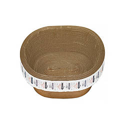 Кругла кігтеточка лежак для кота Hoopet 22T0668MN0040 40*40*9 см 11740-65062