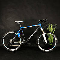 Велосипед горный 26" Bergamont Flatoon Team carbon XL"на рост 180-195см, белый с синим и черным