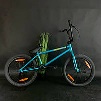 Велосипед BMX 20" Radio Darko 20.4", бирюзовый 2021, 20,4" трюковый бмх с стальной / Cro-Mo рамой