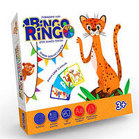 Настольная игра Bingo Ringo Danko Toys GBR-01-01U Бинго Ринго Лото алфавит животные цвета развивающая детей