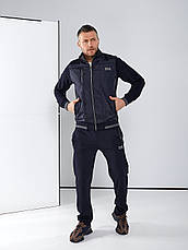 Спортивний костюм Hugo Boss чоловічий класичний брендовий спорт костюм Бос із прямими штанами, фото 3