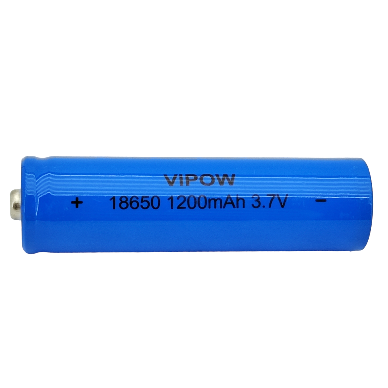 Акумулятор 18650 Li-Ion Vipow ICR18650 TipTop, 1200mAh, 3.7V, Blue Q50/500