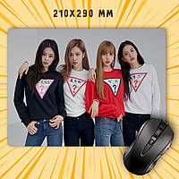 Коврик для мыши 210 х 290 мм Black Pink