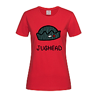 Красная женская футболка Шляпа Jughead (13-12-6-червоний)