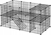 Клетка манеж Songmics 71 x 73 x 143см вольер для кроликов,грызунов, щенков и котят