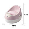 Горщик дитячий Bestbaby AH-855 з м'яким зручним сидінням Pink + White 6709-65104, фото 5