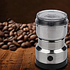 Кавомолка електрична з нержавіючої сталі, 150Вт, RAF-7113 / Кавомолка для кави та спецій, фото 8