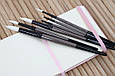 Пензель синтетика круглий, MOON 1203F, No2, к. к. к. пензлик ROSA Studio, фото 5
