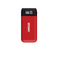 Power Bank Case Xtar PB2SL Red, 2x18650-21700,USB-C QC+PD, LCD, Box