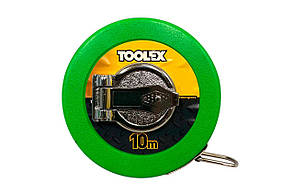 Рулетка Toolex - 10м x 13мм бобіна скловолокно (11R0110)