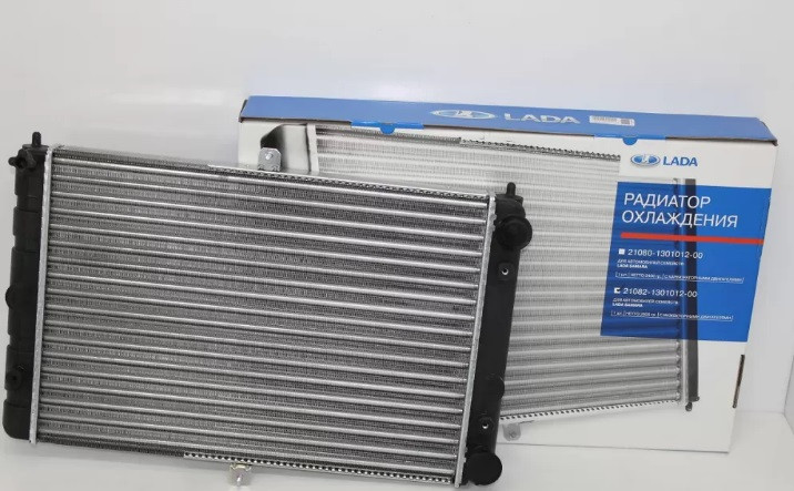 Радіатор охолодження ВАЗ 2108, 2109, 21099, 2113, 2114, 2115 інжектор алюмінієвий