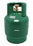 Газовий балон Golden Lion Ruddy Original 12 л з клапаном bbс (виробник - Італія), фото 3