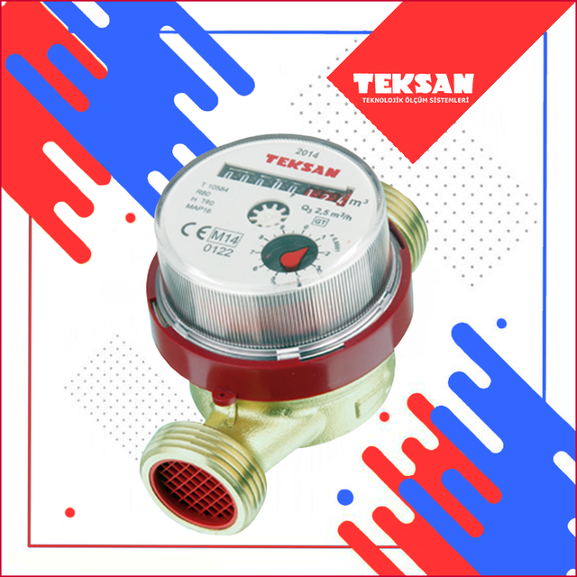 Механічний лічильник гарячої води_СТ 20-130 R160 (ГВ) TEKSAN