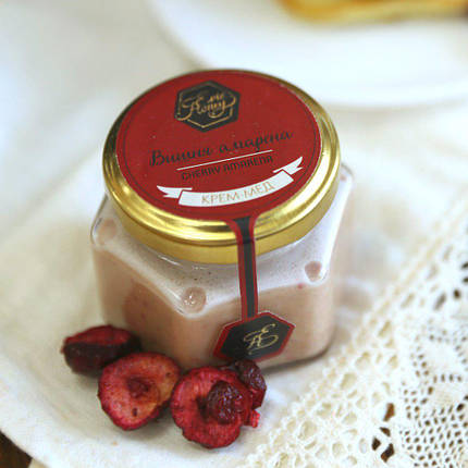 Крем - мед EVIE HONEY "Вишня Амарена" 120 г, фото 1
