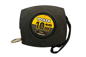 Рулетка Toolex — 10 м x 10 мм бобіна металева (11R00110)