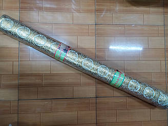 Клеёнка в рулоне Кружево золото 20м  шир 140см  /ПВХ/