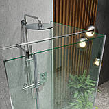 Скляні душові кабіни на замовлення. Душові кабіни із загартованого скла. Душові кути, фото 3