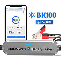 Konnwei BK100 battery tester- тестер АКБ 6-12 V (silver, bluetooth)