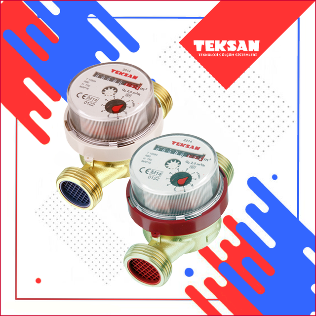 Механічний лічильник гарячої води_СТ 20-130 R160 (ГВ) TEKSAN