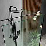 Скляні душові кабіни на замовлення. Душові кабіни із загартованого скла. Душові кути, фото 6