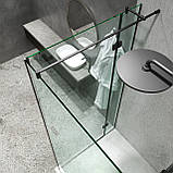 Скляні душові кабіни на замовлення. Душові кабіни із загартованого скла. Душові кути, фото 7