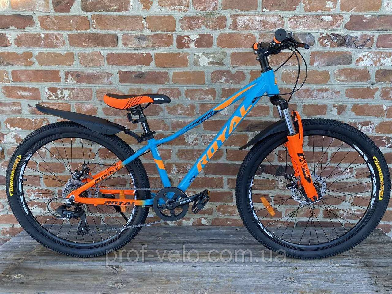 Велосипед Royal 26" RIO синьо-померанчовий 2025