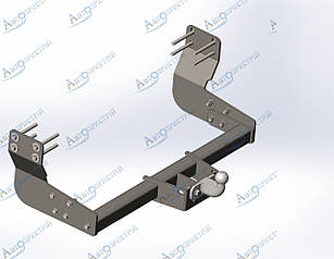 Фаркоп VOLKSWAGEN CRAFTER посилена підніжка микроавтобус 2017-