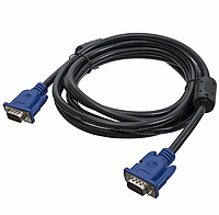 Кабель VGA-VGA / 3M (2898) з ферритами / Черный