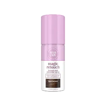 Камуфлюючий спрей для сивого волосся NishLady Magic Retouch Spray Dark Brown 100ml