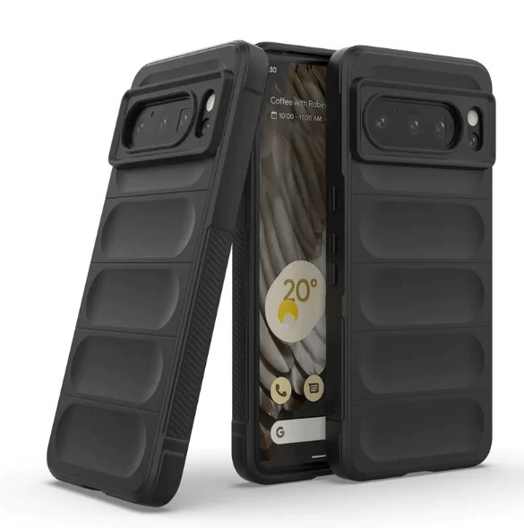 Протиударний чохол Ribber для Google Pixel 8 Pro, Silicone Cover, чорний