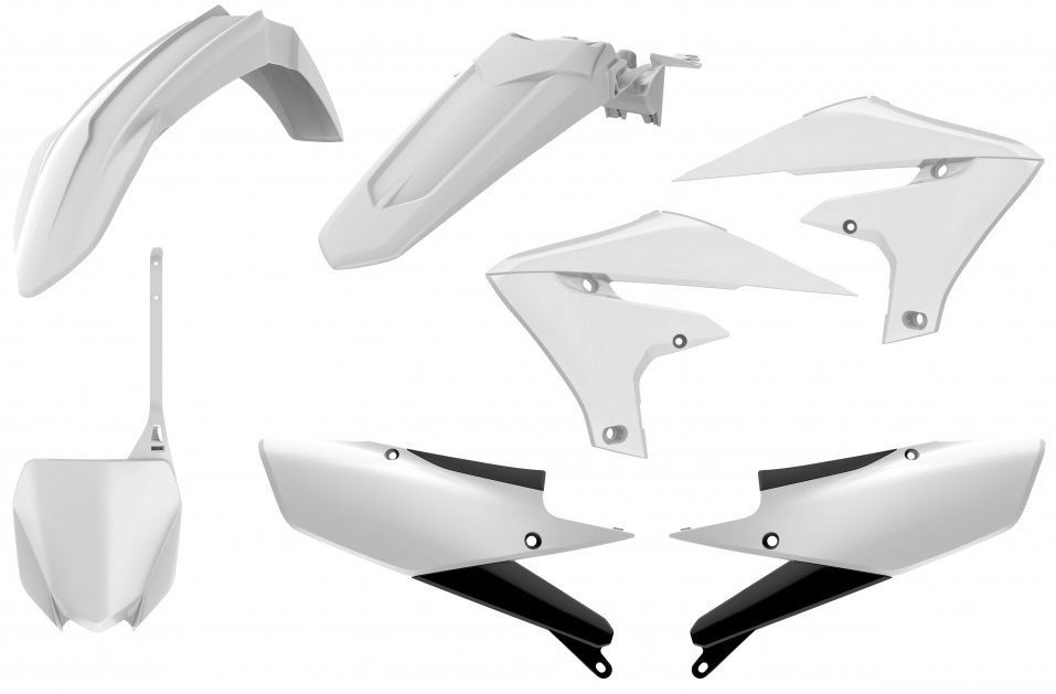 Мотопластик Polisport MX kit - Yamaha (19-) білий/чорний, Yamaha