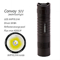 Ліхтар Convoy S11 Cree XHP70.3 HI, 4000 люмен 1x26650/18650