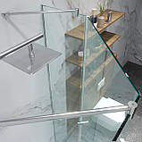 Скляні душові кабіни на замовлення. Душові кабіни із загартованого скла. Душові кути, фото 3