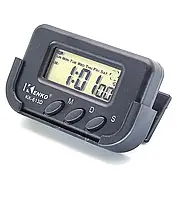 Автомобильные электронные часы с будильником и секундомером Kenko KK-613D Черный