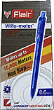 Ручка кулькова Flair 1311 Writometer RT ball 10 км чорна, фото 4