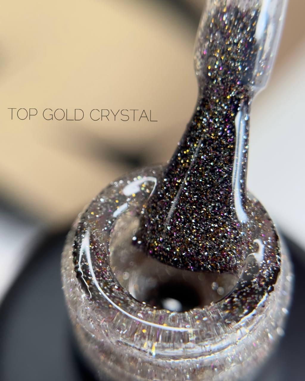 Топ світловідбивний Crooz Crystal Top Gold (золото), 8 мл, фото 1