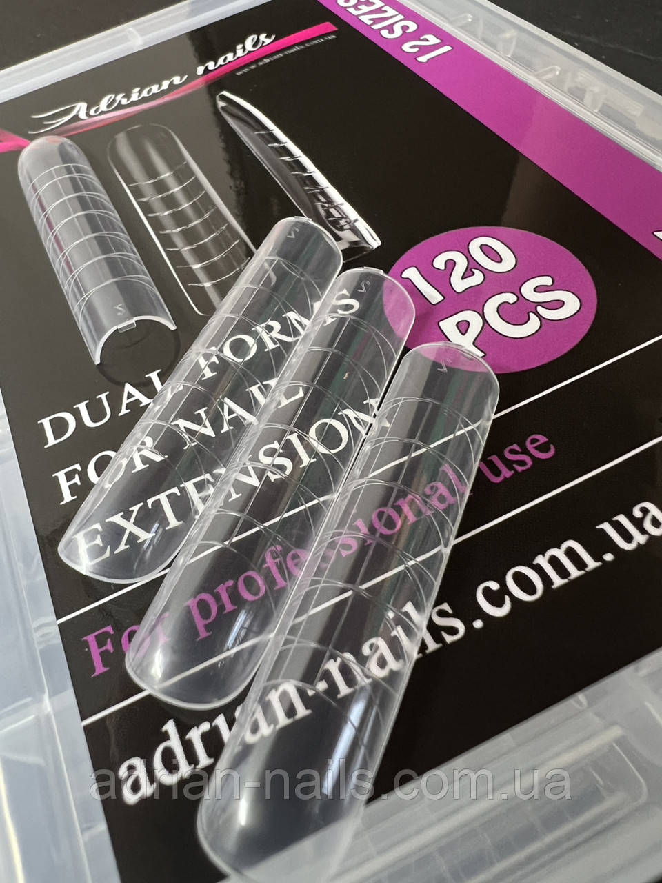 Верхні Форми Adrian Nails - SQUARE (120шт), фото 1